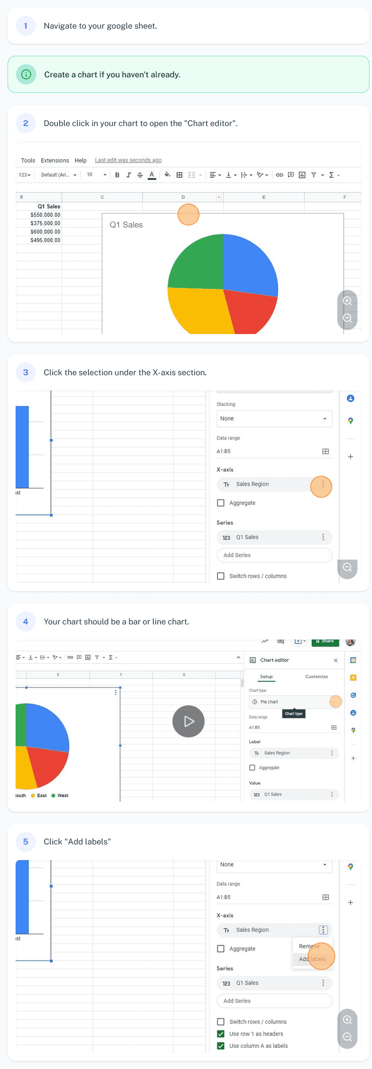  How To Add X Axis In Google Sheets 5 Steps Screenshots Nimble 