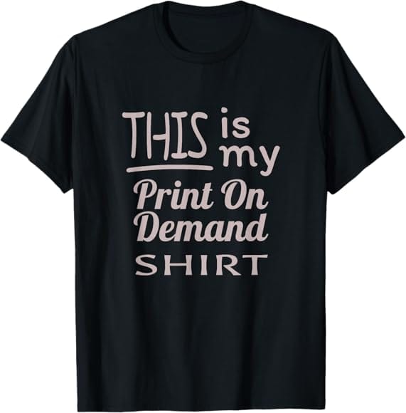 print on demand tshirt